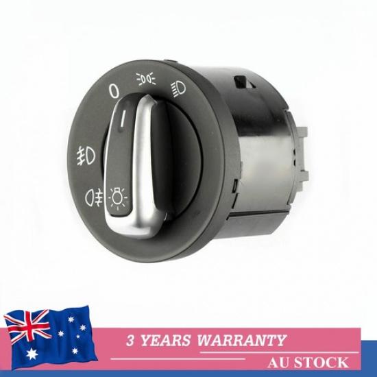 Fog Light Control Headlight Switch Button For VW Jetta Golf MK5 MK6 PASSAT B6