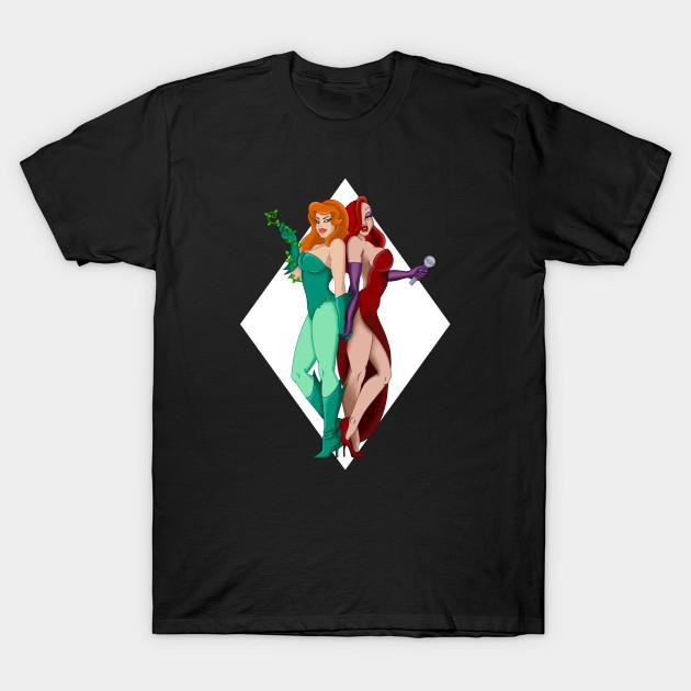 Men Black Print T-shirt Ravishing Red Heads No-Cut Transfer Paper Print Cotton Tshirt 3XL чёрный
