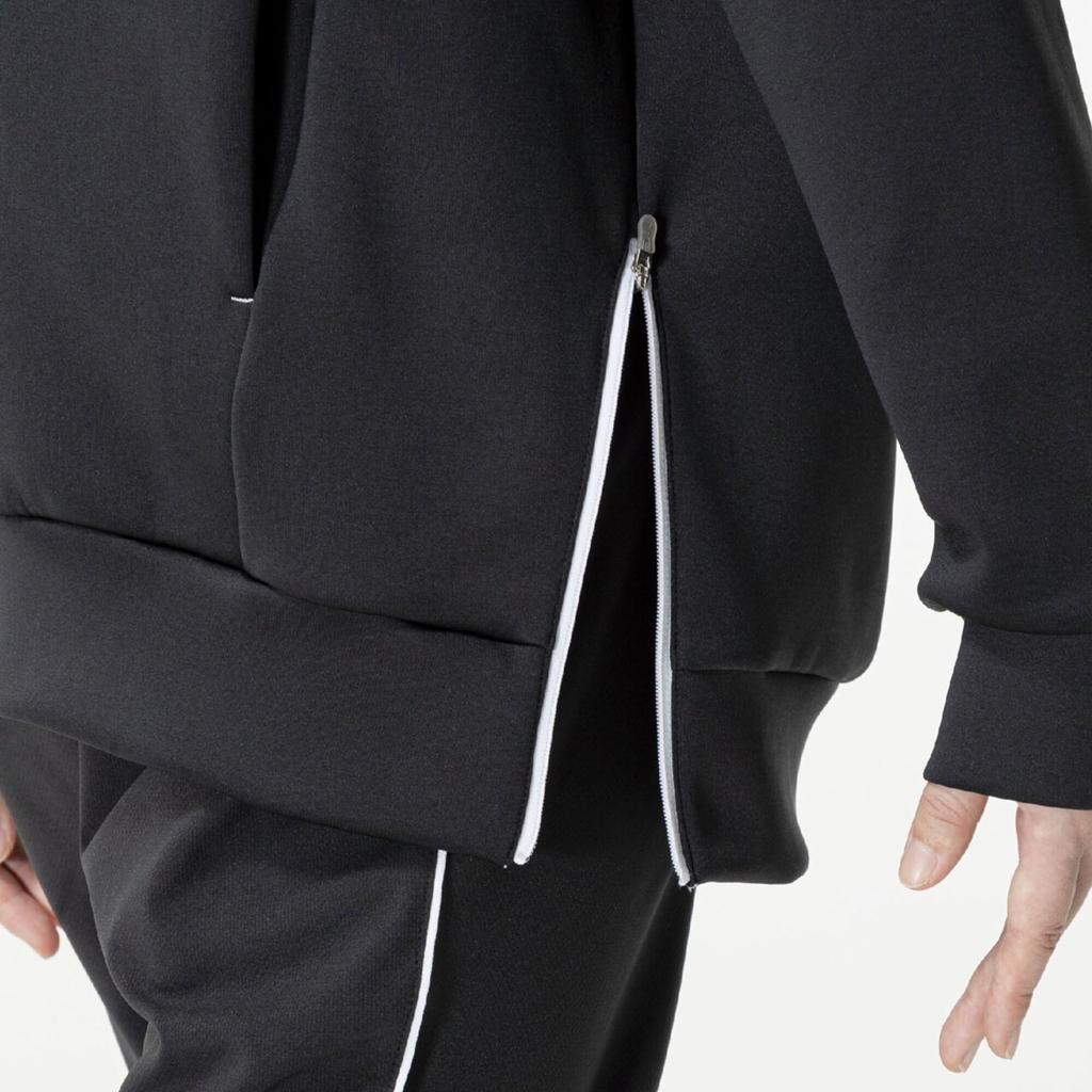 Mizuno Stretch Sweat Pullover Hoodie for Easy To Move Size XL Women's Training, In, Black, (32MCC332)