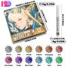 Premium ART WALKER Acrylic Metallic Ink Marker Paint Pen 5mm Soft Brush Tip for Card Making DIY Crafts Decorative Projects