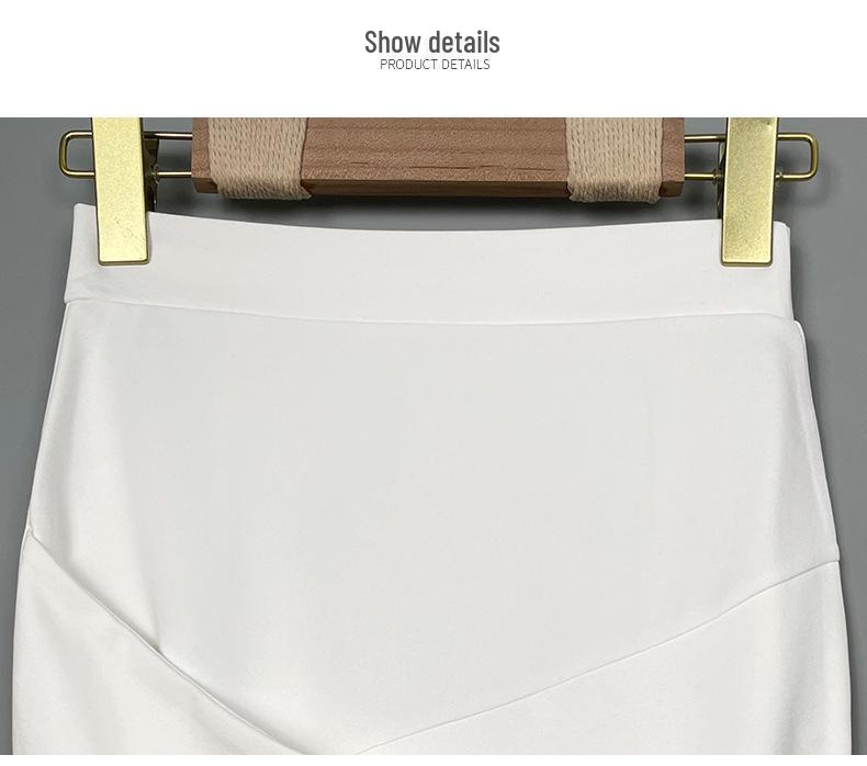 South Korea's Dongdaemun Lace Trim Sexy High Waist Slimming Mini Skirt for Women