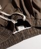 PERSTEP Cool Mix Linen-Like Flare Fit Long Pants Light Brown Khlp4703