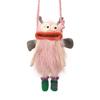 Funny Big Mouth Woven Crossbody Bag For Daily Casual Wear