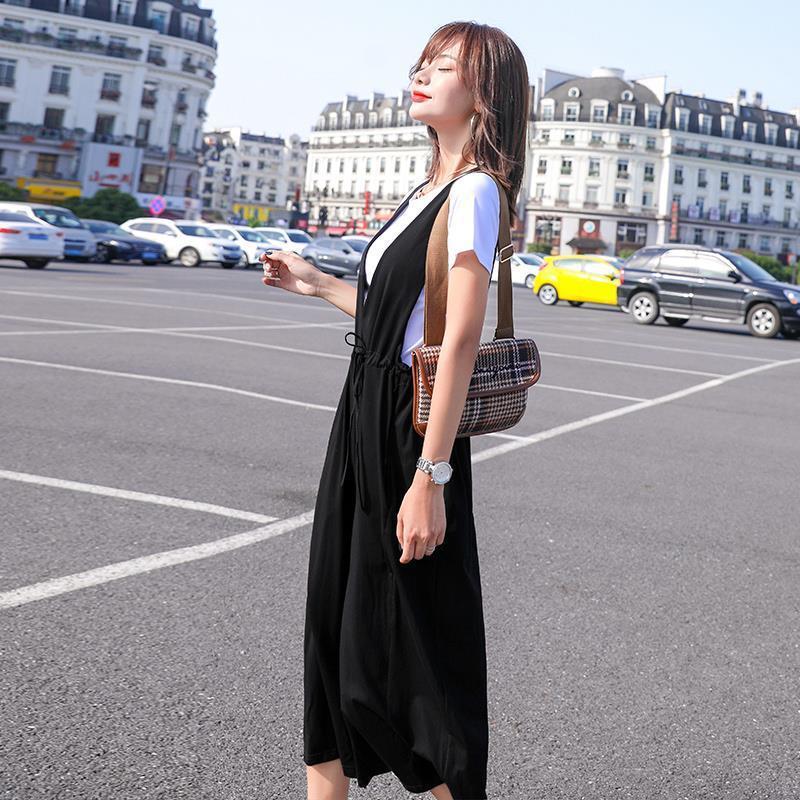 2022 Summer Women's Plus Size Casual Wide-Leg Slimming Jumpsuit Overalls