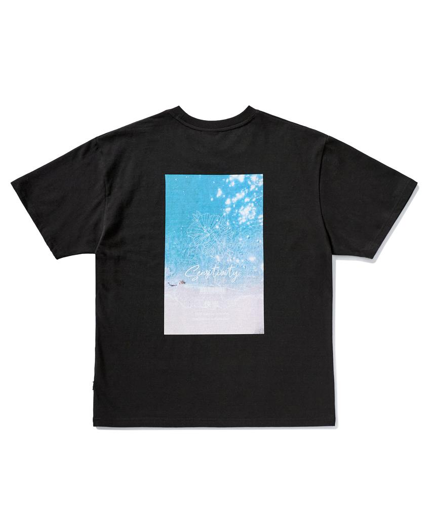 MINIMALPROJECT Sensitivity Beach Short Sleeve T-Shirt Mst162 [Black]