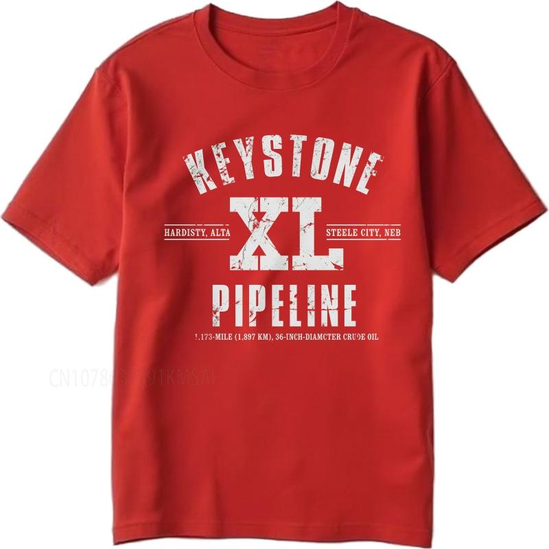 Plus Size summer For her t shirt Keystone Xl Pipeline Hardisty Alta Steele City Neb Short Sleeve Street Wear O Neck tops S