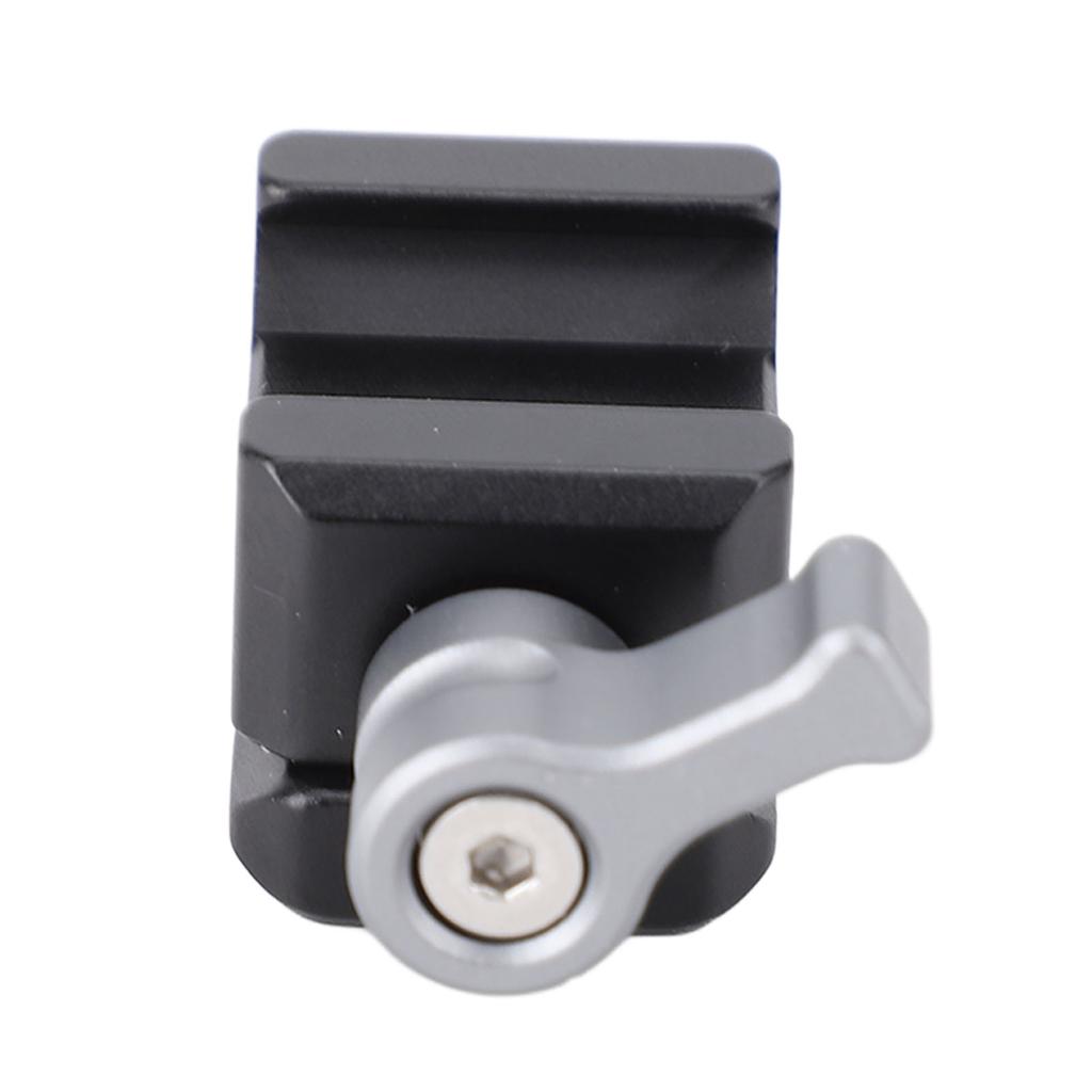 Quick Release Rail Clamp Aluminum Camera Cage Rail Clamp Adapter with 1 4 3 8 Inch Screw Holes for Camera Display