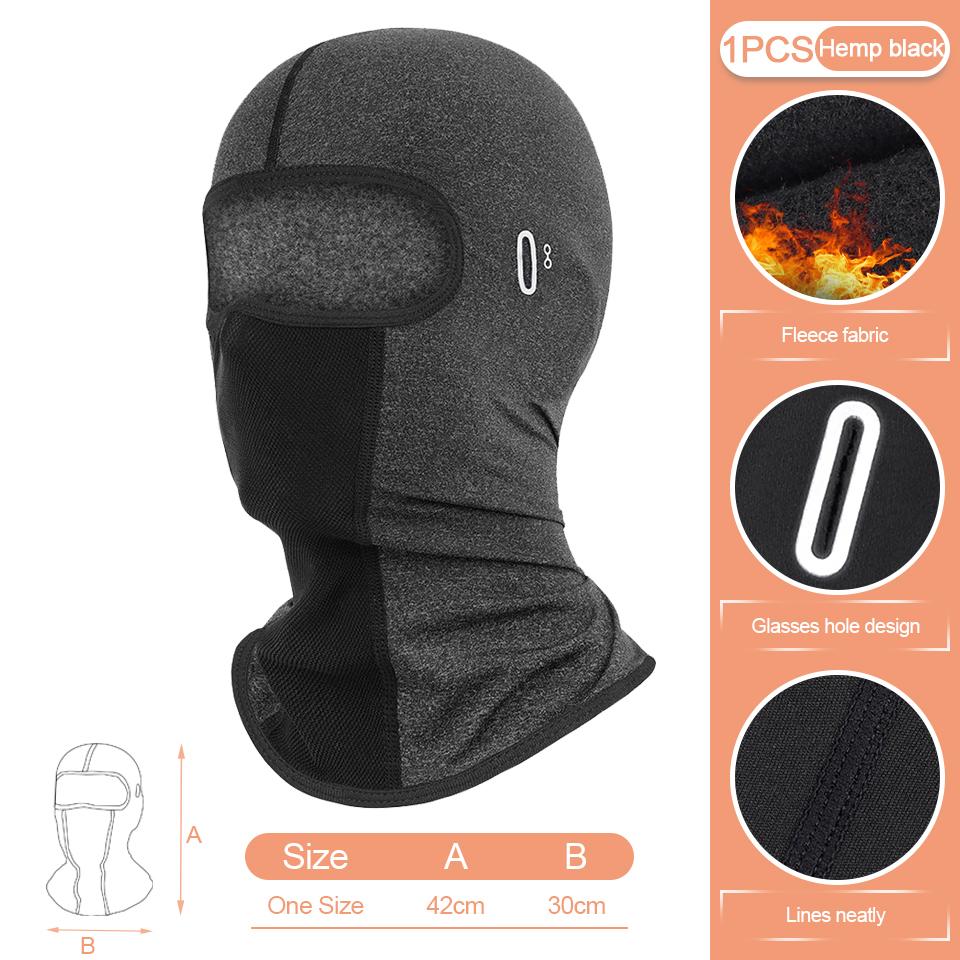 Loogdeel Balaclava Windproof Thermal Head Cover for Motorcycle Cycling Winter Outdoor Sports Warm Face Mask