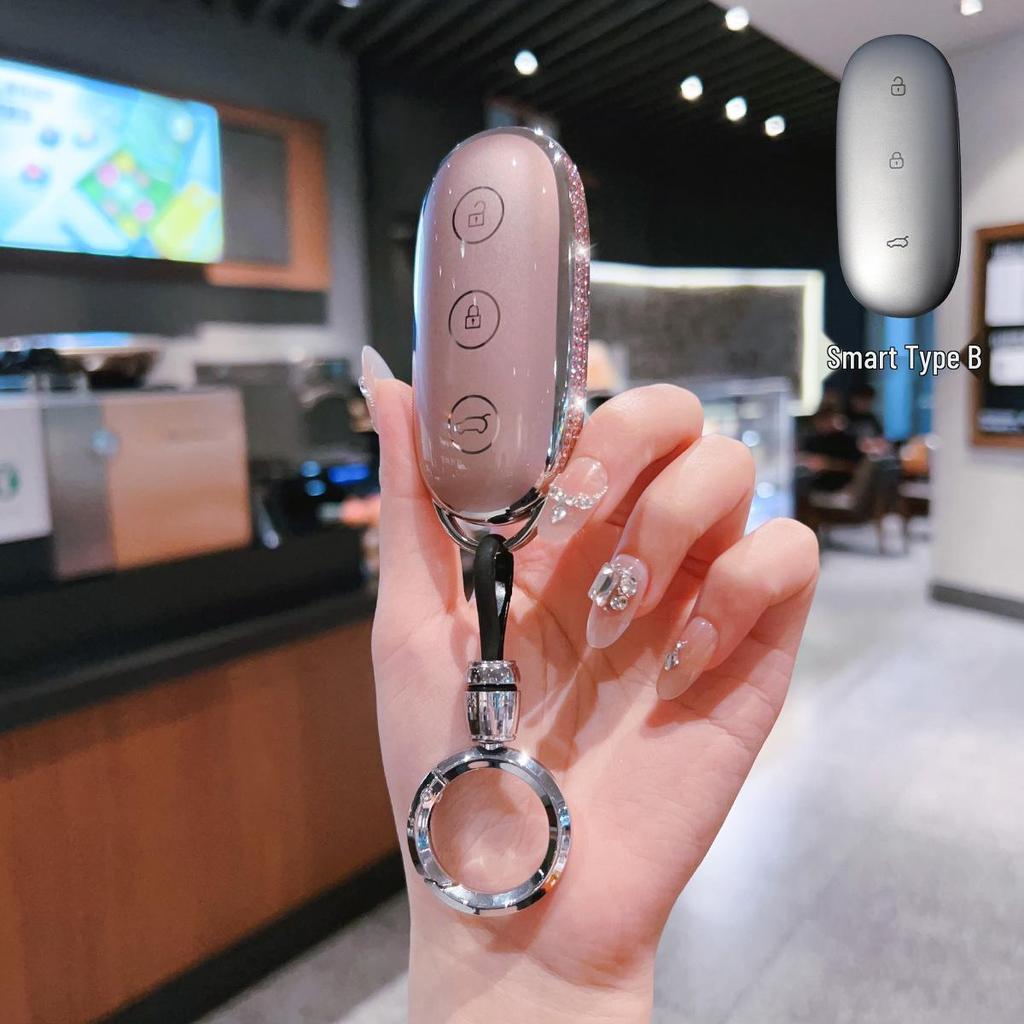 Li Auto Key Case for 2024 Models: L9, L8, L7, L6, One - Unisex Lock Keyring