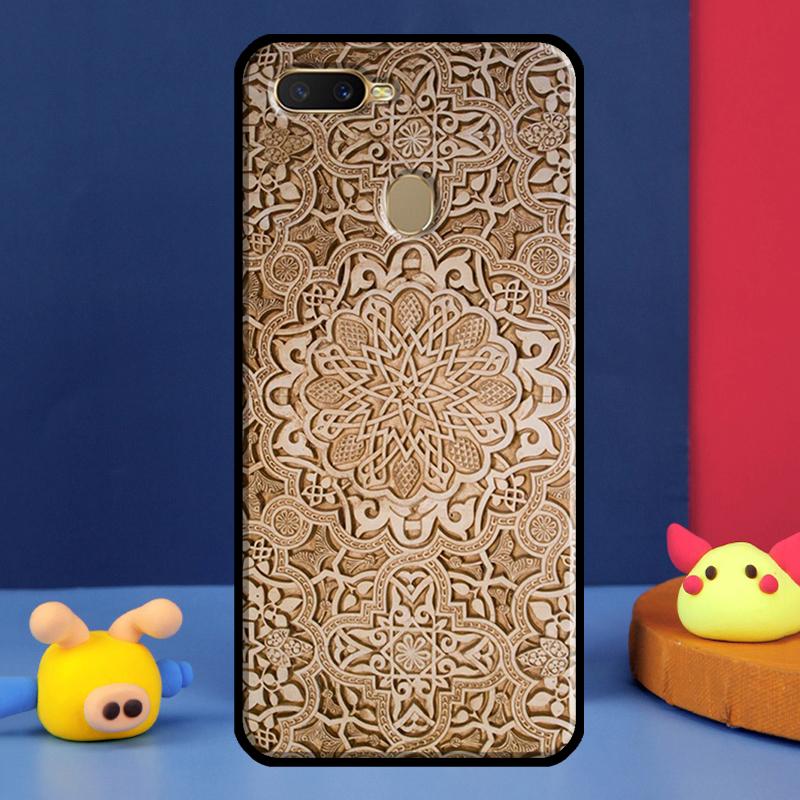 Indian Floral Henna Mandala Case For Oppo A91 A5 A9 A16 A76 A96 A58 A78 A98 A52 A72 A74 A94 A54 S A57 A77 A15 A17 Cover