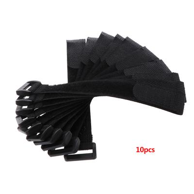 10 Pcs/Set Fishing Rod Strap Fixing Belt Magic Sticker Elastic Universal Pole Ti