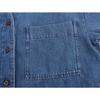 2026 Women's Street Fashion: V-Neck Drop Shoulder Denim Jacket