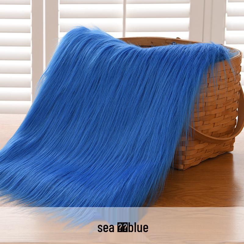 

Тканина штучного хутра з довгим ворсом 12 см для косплею та іграшок фурсьюту 50x50cm