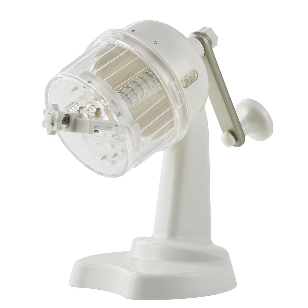 Toffy Compact Fluffy Shaved Ice Maker Manual Frozen Fruit Juice Flavored Stepless Temperature Outdoor Vivid Colors Panna White K-HIS1, Operation, Ice,