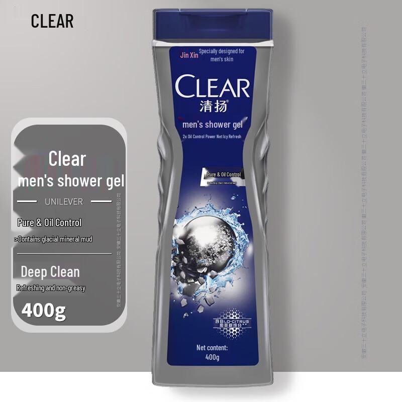 

Гель для душа для мужчин Clear & Clean с контролем жирности