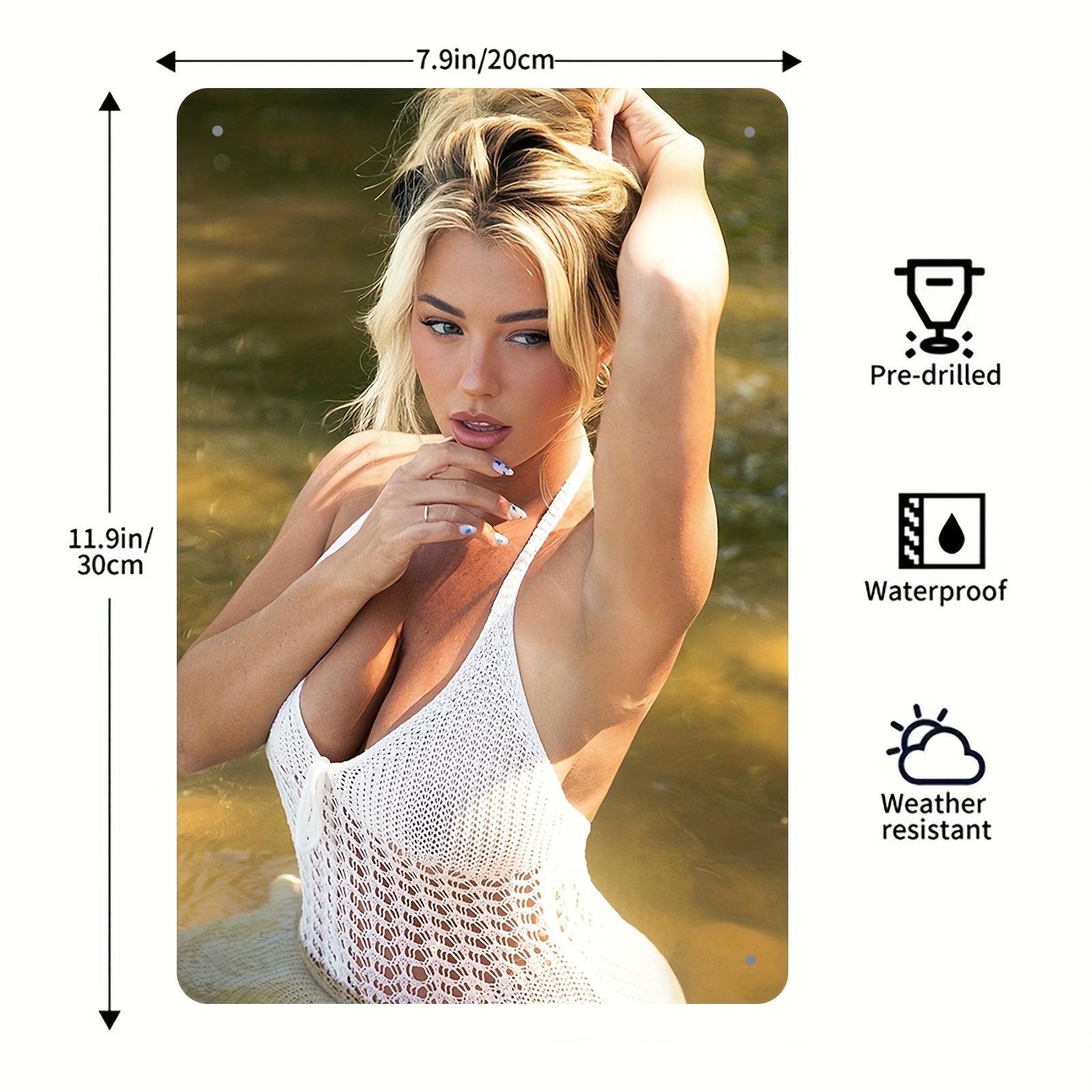 

Sexy Lace Swimsuit Model Art Print Nature Wall Decor for Home Office & Beach 20x30cm