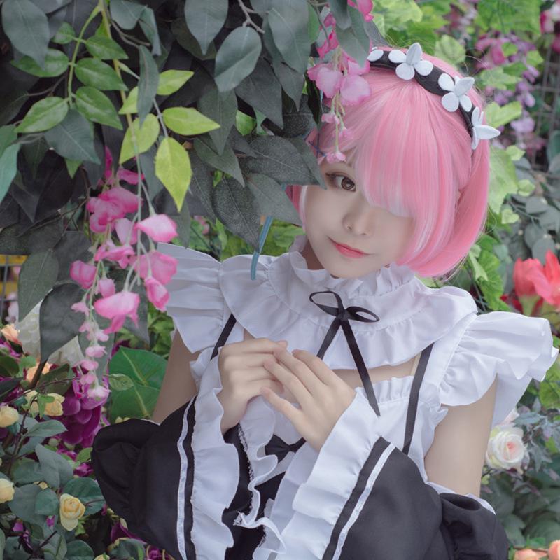 Re:Zero - Plus Size Rem & Ram Cosplay Maid Outfit for Women