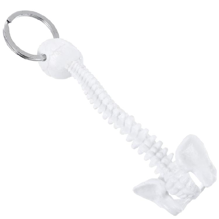 Брелок-модель позвоночника человека Миниатюрный скелет Брелок Ручная работа Подарок для врачей, студентов и коллекционеров анатомии 1