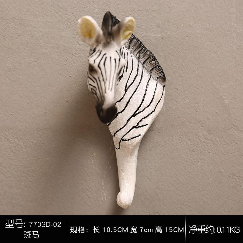 Nowy Vintage wieszak ścienny z żywicy wieszak ścienny dekoracja ścienna do domu Stereo stojak na zwierzęta