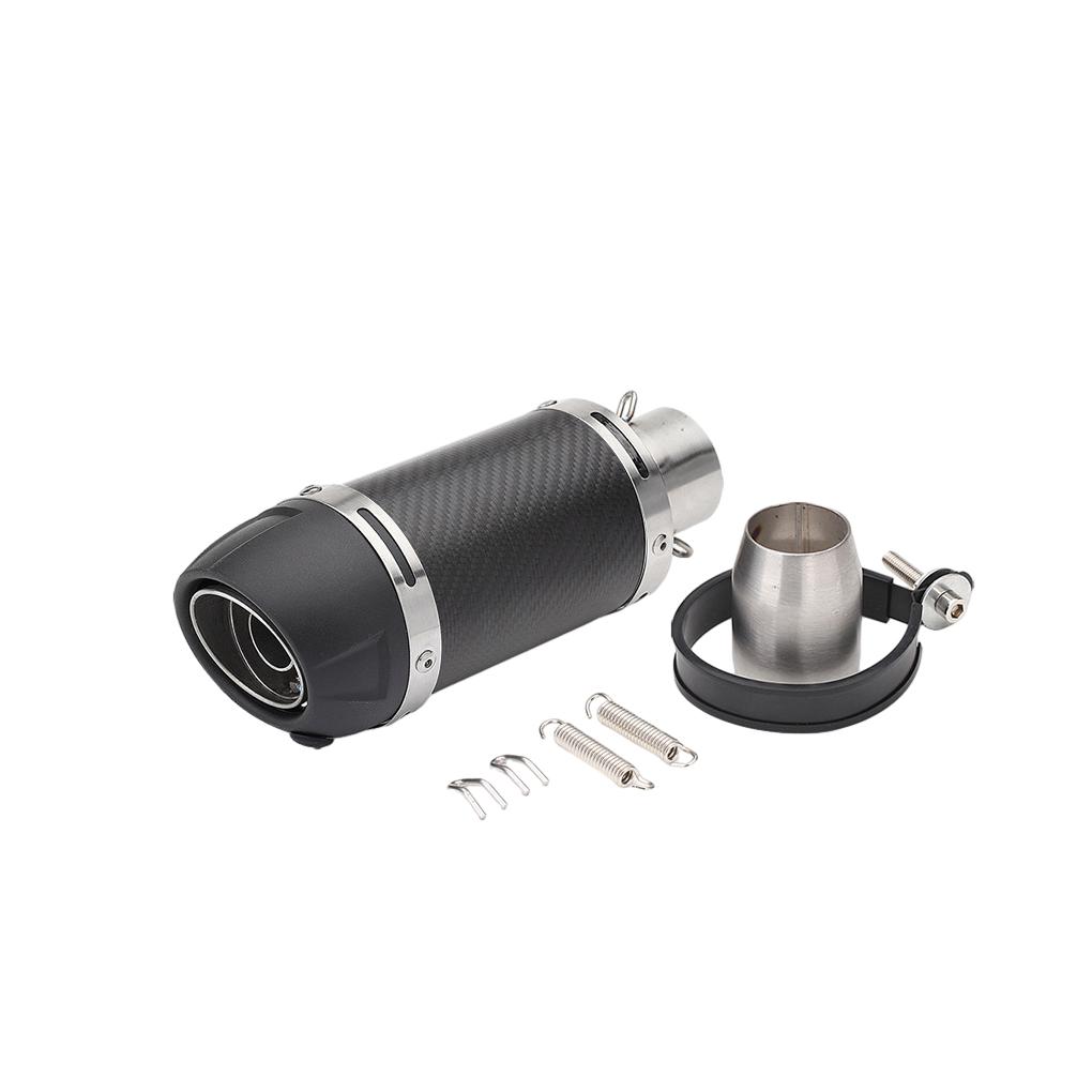 

Motorcycle Exhaust Pipe Carbon Fiber Muffler Modification Fitting for Escape Moto Tube Replacement for 200/300 Z750