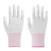 10Pairs Nylon PU Coated Work Gloves, 13-Gauge Breathable Anti-Slip Gloves for Repair, Construction and Gardening