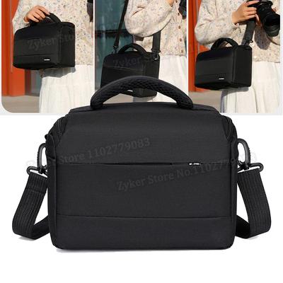 DSLR Camera Bag Portable Handbags Nylon Shoulder Bag Protective Case Cameras Bag For Sony Nikon Canon Panasonic Fuji SLR Camera
