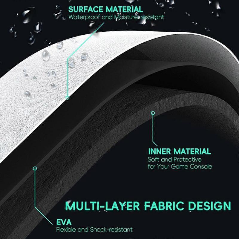 DATA FROG EVA Case for Miyoo R35S/R36S Game Console Protection Bag (With R36S Tempered Glass Film)