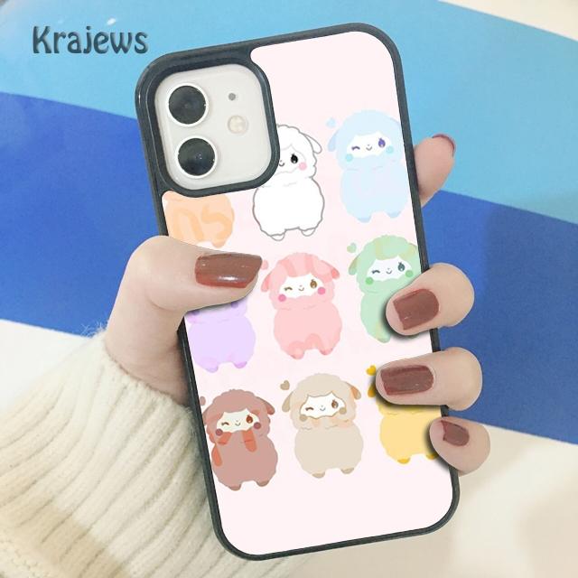 Cute Llama Alpaca Animals Cartoon Soft Phone Case Cover For IPhone 18 17 Air 16 15 14 plus 11 12 13 pro max coque Fundas