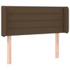 VidaXL LED Headboard Bedroom Furniture Single Bed Accessory Headboard Interior Dark Brown 3123353