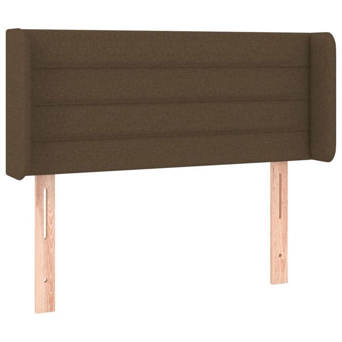 VidaXL LED Headboard Bedroom Furniture Single Bed Accessory Headboard Interior Dark Brown 3123353
