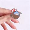 Xiaomi Cute Cat Drinking Coconut Water Enamel Pin Cartoon  Baby Shark In Coconut Water Summer Cool Brooch Bag Lapel Badge Jewelry Gifts
