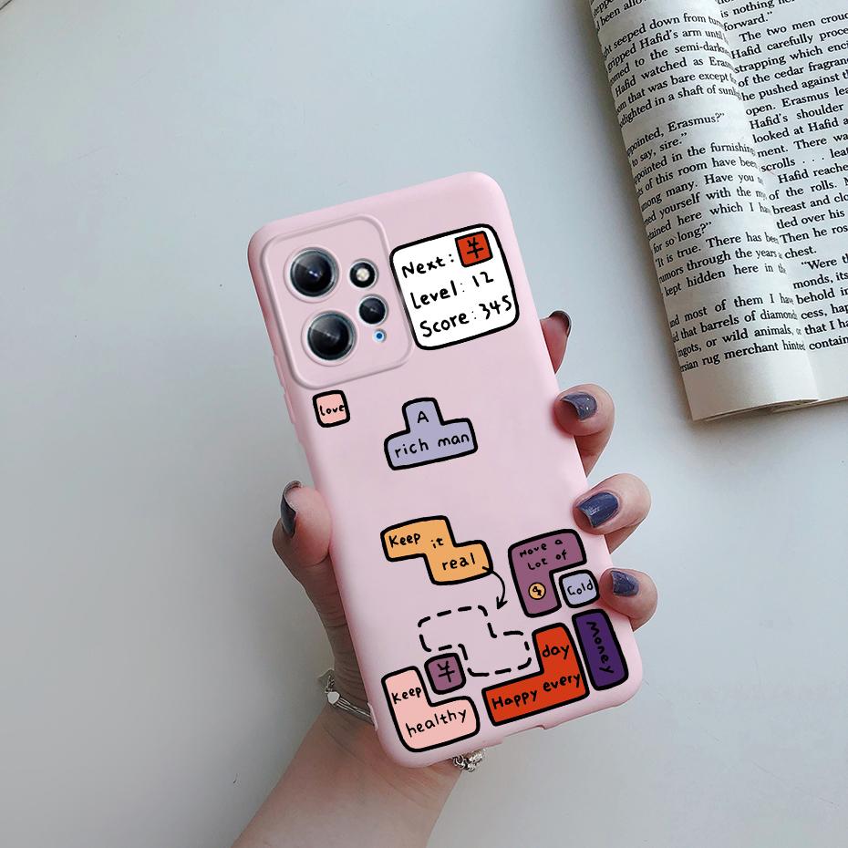For Xiaomi Redmi Note 12 4G 5G Global Case Bumper Cute Cartoon Slim Soft Phone Cover For Xiaomi Redmi Note12 Pro Plus Case Funda
