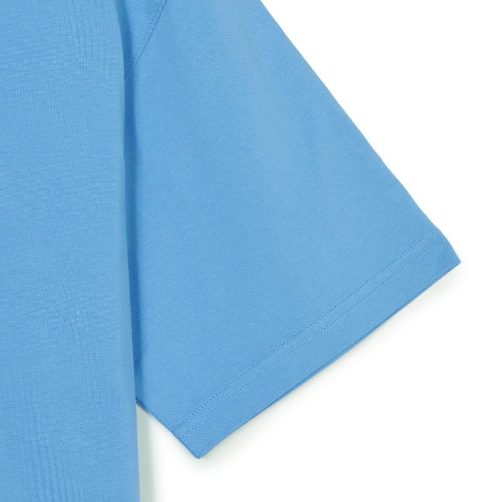 New MLB SS24 Set-in Sleeve T-Shirt Unisex Light Blue 3ATSQ0141-07BLL