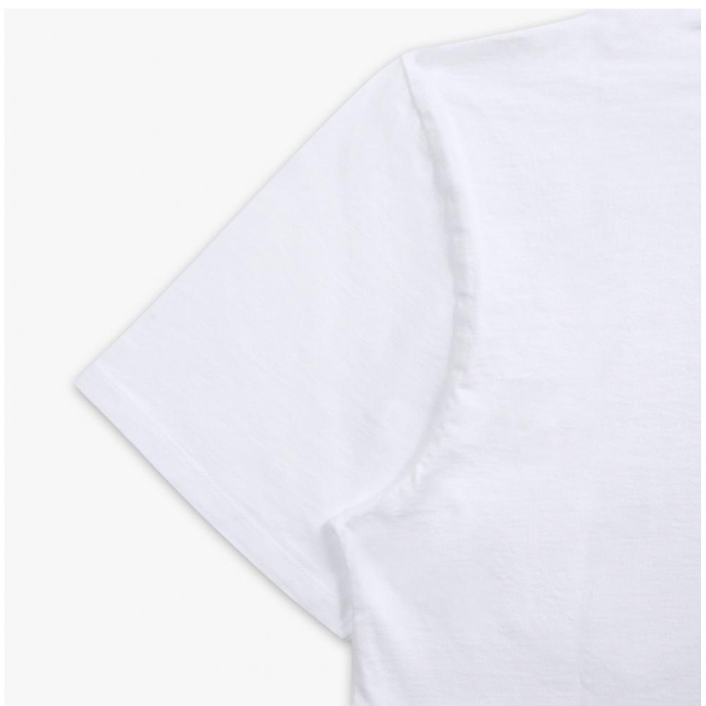 MaiSon KitSune Gm00116kj0008 P100 Profile Fox Patch Pocket Men S Short Sleeve Tee