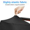 Für JBL PartyBox 520 Staubschutz Schutzhülle Lautsprecher Weiche Abdeckung Schale Netzgewebe Dehnbar Lautsprecher Staubschutzhülle mit Gummiband