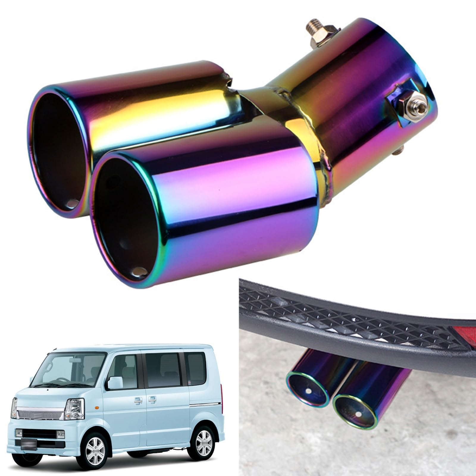 Muffler Cutter, 2 Pieces, Suzuki Every/Every Wagon DA64V/DA64W, August 2005 song