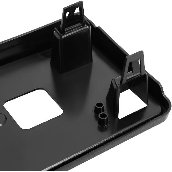 Front License Plate Bracket Compatible with 2021-2023 Ford F150 3.3L 5.0L Bumper License Plate Holder Frame Replacement for ML3Z17A385AB FO1068185