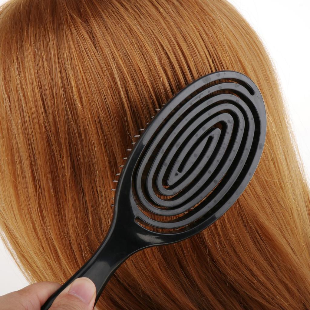 Hair Detangling Brush ABS Plastic Detangler with Round Pins Glide Through Tangles Ease for Curly, Stright, Women, Kids, Toddlers