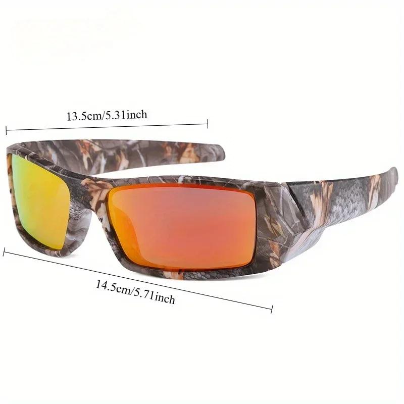1PC Fashion Vintage Polarized Sports Sunglasses Men Women Fishing Running Cycling Mountaineering Sun Glasses UV380 Eyewear
