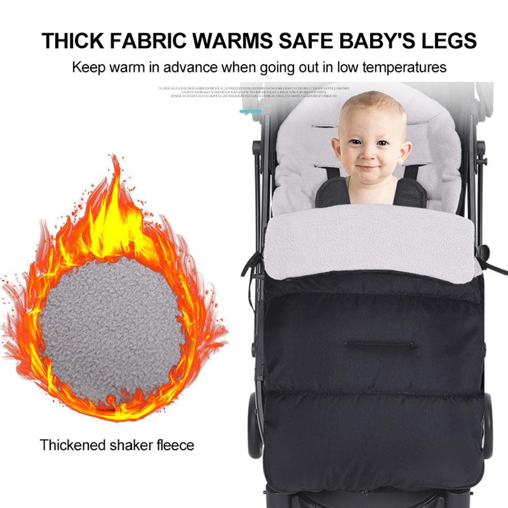 Bebek Arabası Uyku Tulumu Evrensel Bebek Arabası Ayak Örtüsü Rüzgar Geçirmez Su Geçirmez Kış Outdoor Bebek Arabası Battaniyesi için