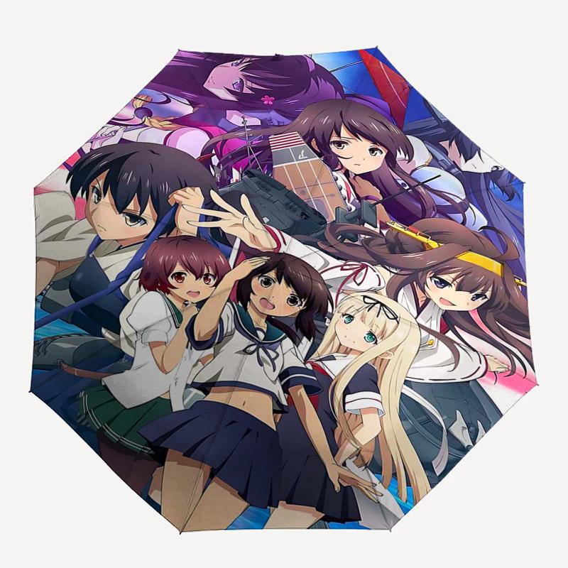 1pc Anime Characters Outdoor Umbrella - Automatic Opening/Closing - Portable 3-Fold Design - Iron Frame - Festival Gift - Suitable for Fans, Trav