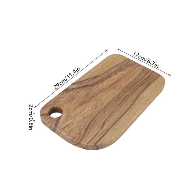 Wooden Cutting Board With Hanging Hole 11.4 X 6.7 X 0.8in Wood Chopping Board Pizza Board Tray For Kitchen