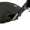 PRADA Sacosh Triangular plate Nylon Shoulder Bag black Nylon Used