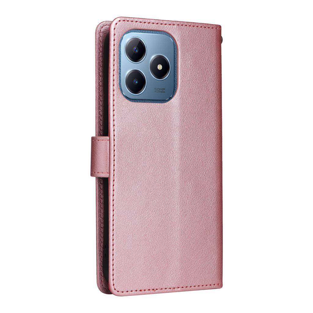 Wallet Phone Case for Realme Note 60/Note 60x 4G/ C61 4G/C61 (India) 4G/C63 4G/Narzo N63 4G PU Leather Cover