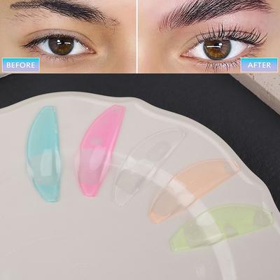 1 Paar Wimpern-Weichmacher-Pads Silikon Wimperndauerwellen-Pads Wimpernstäbchen Schild Lifting 3D Wimpernzange Zubehör Applikator Make-up
