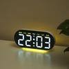 Multifunctional LED Digital Clock Minimalist Modern Design Large Screen Ambient Light Bedside Alarm Clock