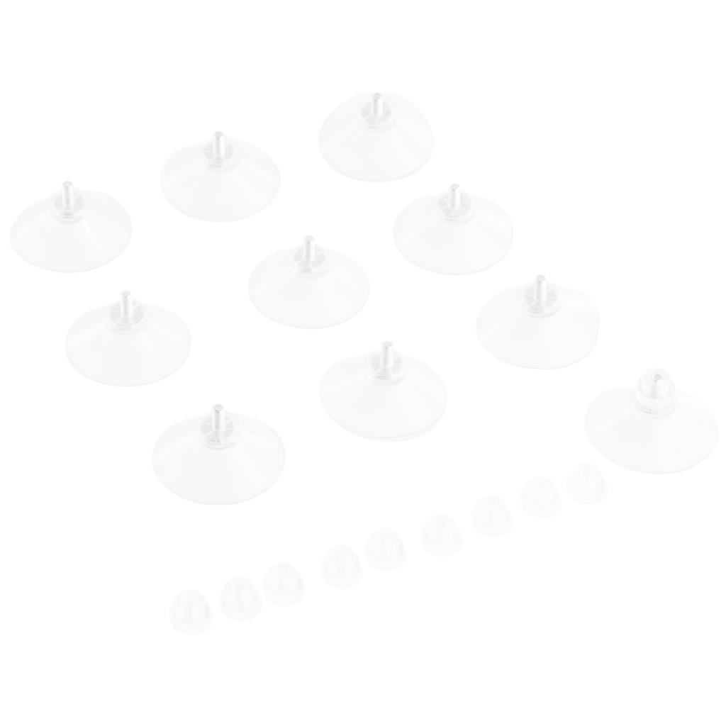 Hooks Suction Hooks High Quality Set Thumb Tools Transparent 10pcs Window Accessory Bathroom Gadget Hanger Nut PVC Pack