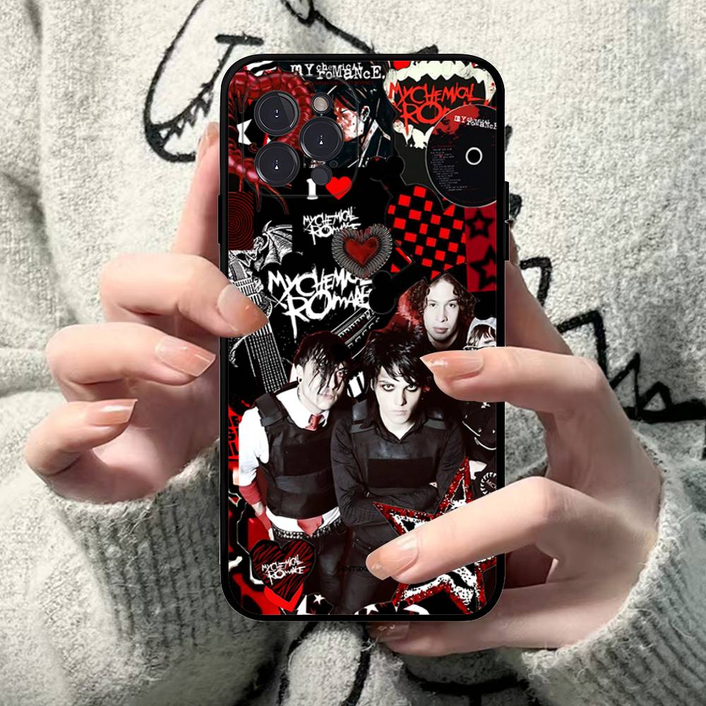 My Chemical Romance Phone Case For IPhone 17 16 15 Plus X 14 11 12 13 Mini Pro Max Mobile Cases
