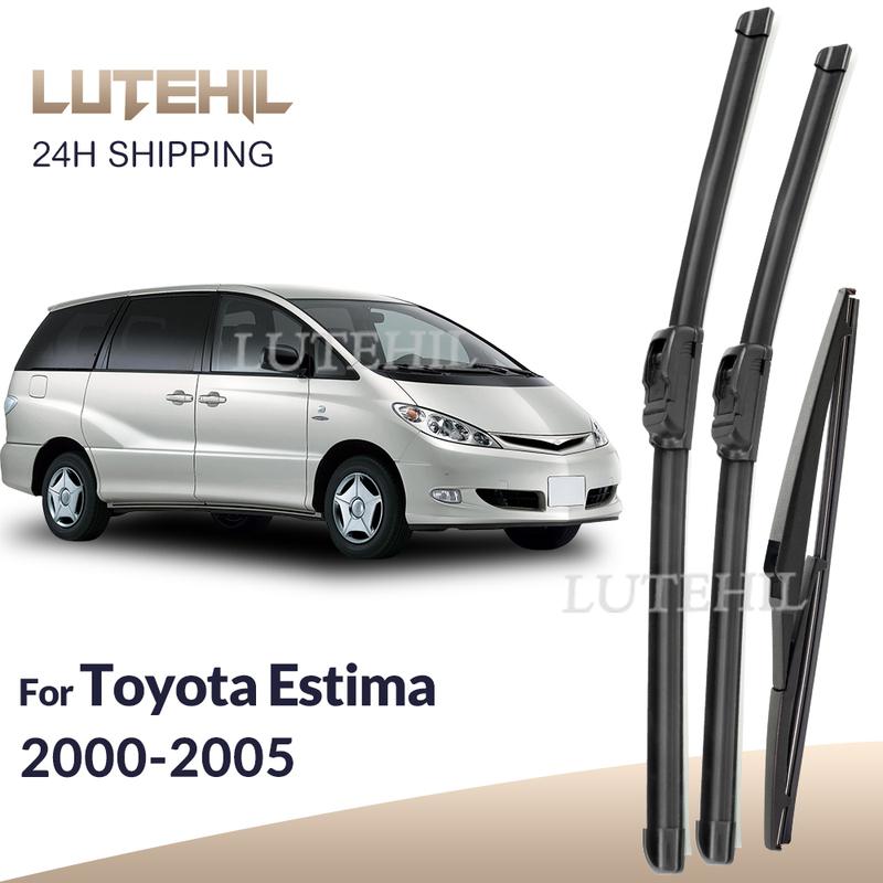Для Toyota Estima 2000-2005 2001 2002 2003 2004 Передние и задние щетки стеклоочистителя Щетки для лобового стекла Окна 26 +18 +16 Toyota Estima