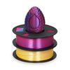 Silk Dual Color PLA Filament 1.75mm 3D Printer Bi-Color Filament 1kg (2.2lbs) PLA Silk 2 In 1 Colors PLA Filament